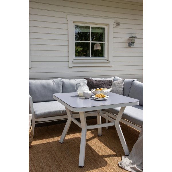 Groupe de canapés d\\\'angle Virya - Gris/Blanc Groupe de canapés d\\\'angle Virya - Gris/Blanc