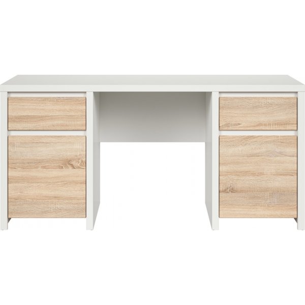 Bureau Caspian 160 x 65 cm - Blanc/chne