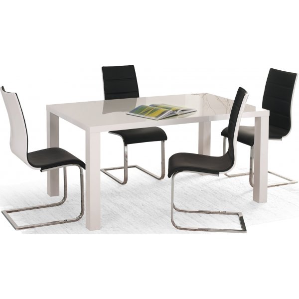 Johanna matbord 120-160 cm - Vit Johanna matbord 120-160 cm - Vit