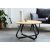 Table basse Lapis 80 cm - Chne/noir