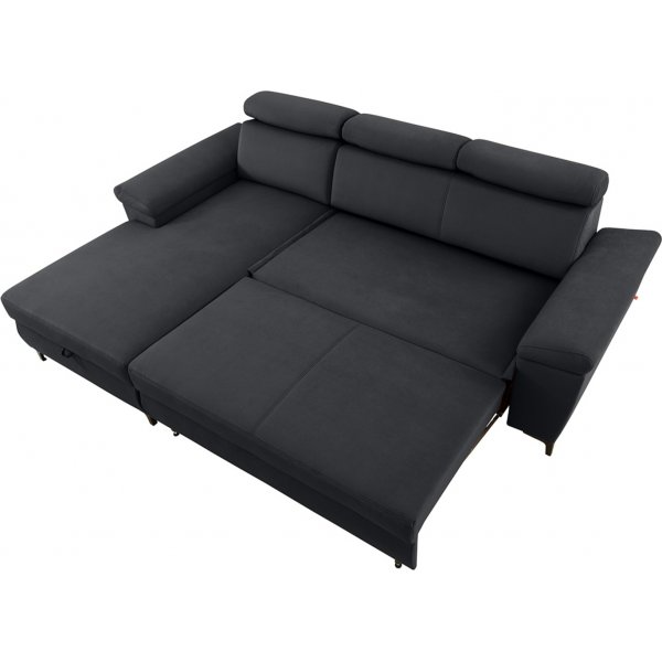 Santi slaapbank links - Grijs