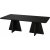 Table basse Champignon 120 x 60 cm - Noir