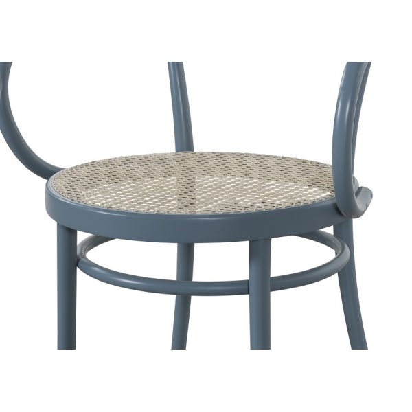 No 30 karmstol med rottingsits - Pastellblå/Rotting No 30 karmstol med rottingsits - Pastellblå/Rotting