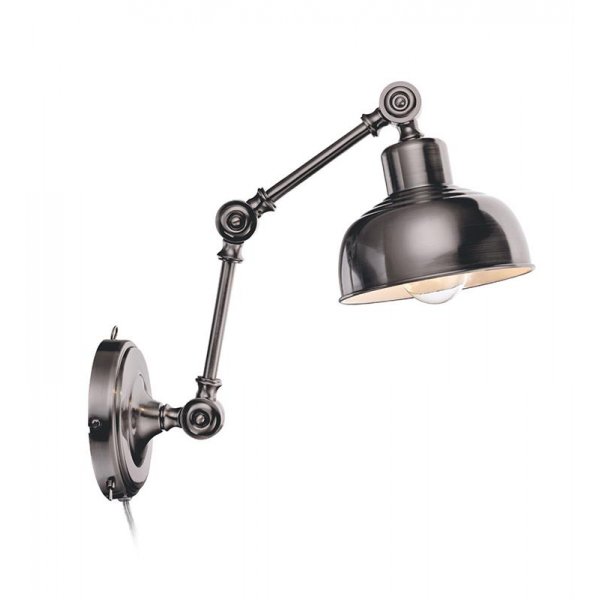 Grimstad Vgglampa - Mssing/Silver