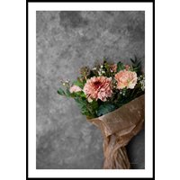 ORANGE FLOWER BOUQUET - Poster 50x70 cm ORANGE FLOWER BOUQUET - Poster 50x70 cm
