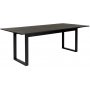 Manhattan matbord 220 cm - Svartbetsad ask