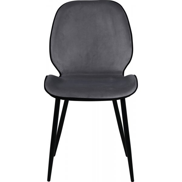 Chaise de salle  manger Nummi - Gris clair/noir