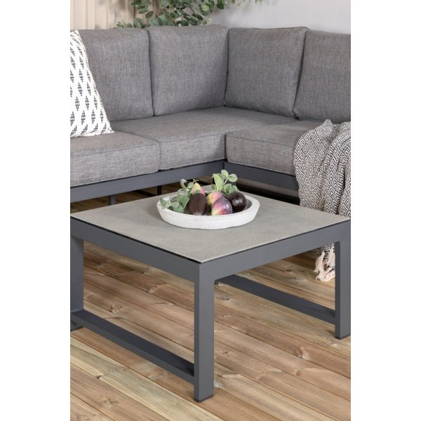 Salvador hörnsoffgrupp - Svart/grå Salvador hörnsoffgrupp - Svart/grå