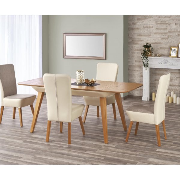 Wilbur matbord utdragbart 140-190 cm - Beige/Ek Wilbur matbord utdragbart 140-190 cm - Beige/Ek