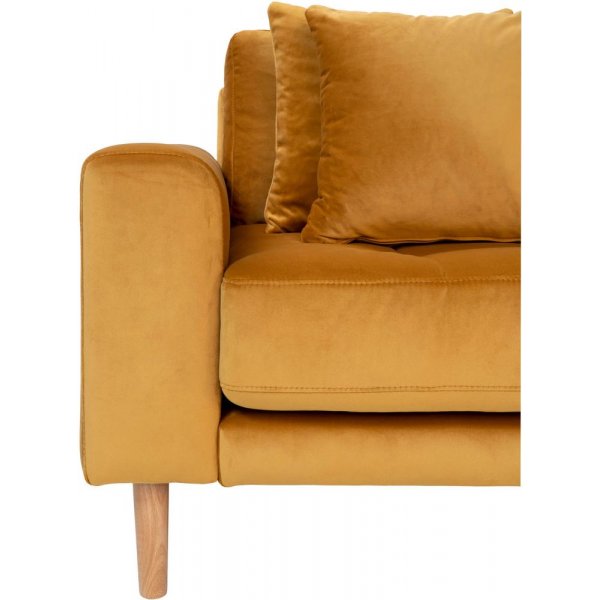 Canapé divan Lido droit - Jaune Canapé divan Lido droit - Jaune