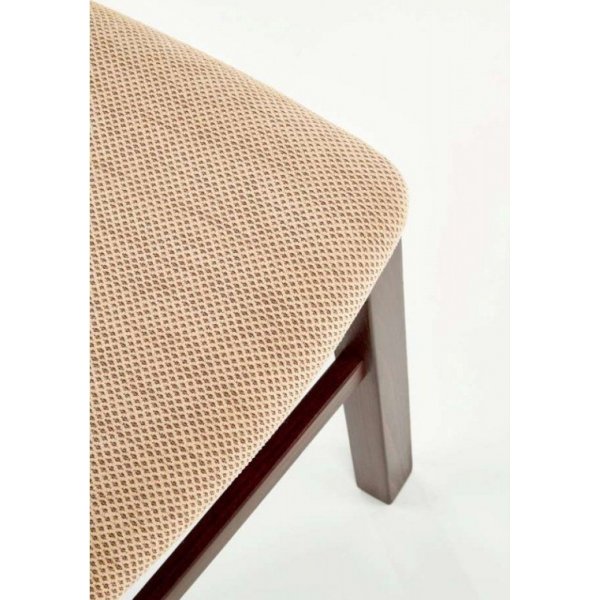 Chaise de salle à manger Libby 6 - Beige/noyer foncé Chaise de salle à manger Libby 6 - Beige/noyer foncé