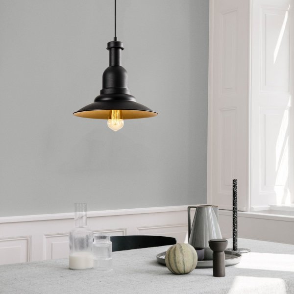 Plafonnier Samba 3713 - Noir/or Plafonnier Samba 3713 - Noir/or