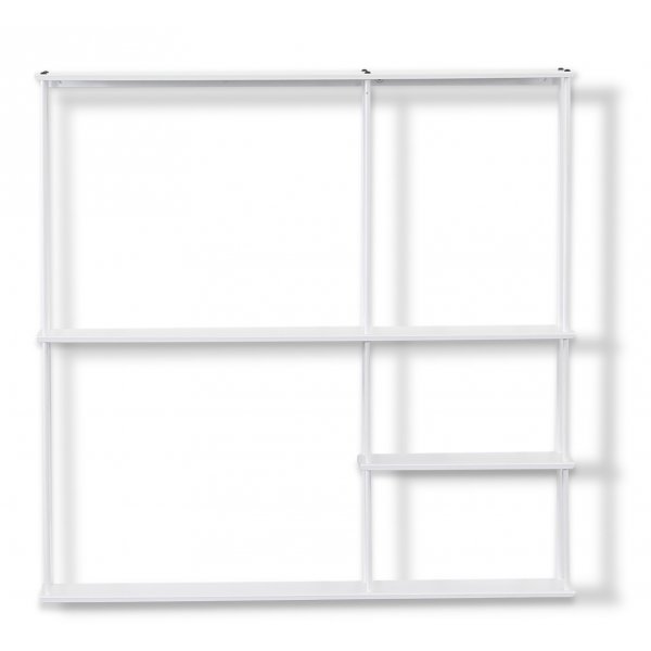 Elliot vit vägghylla i plåt Elliot vit vägghylla i plåt