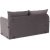 Canap convertible 2 places Saga - Gris