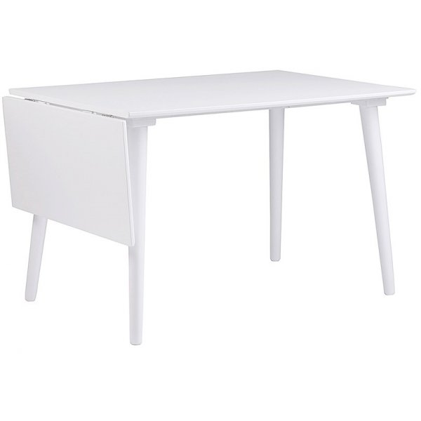 Dalsland klaffbord 120-165 cm - Vit