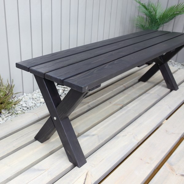 Scottsdale sittbnk 140 cm - Svart