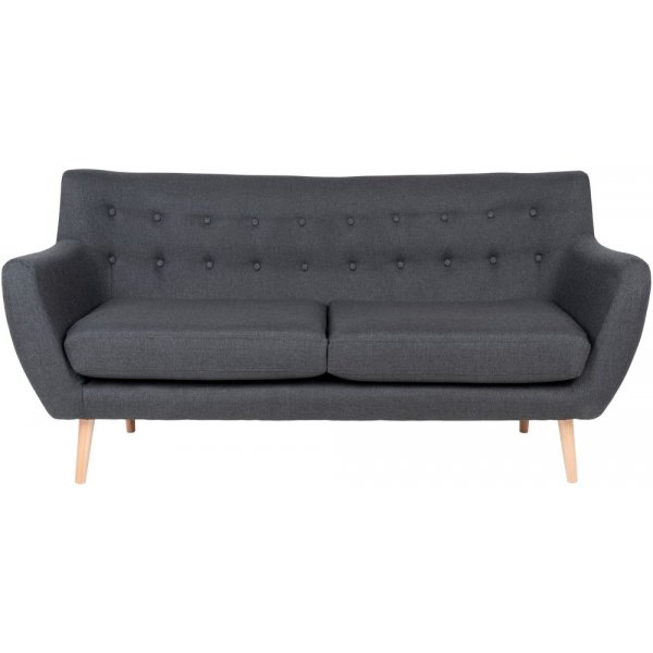 Monte 3-sits soffa - Mrkgr/bok
