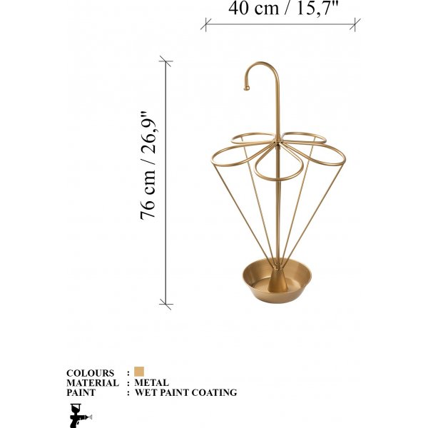 Semsi paraplystll 1 - Guld