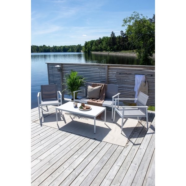 Groupe de canapés Break - Blanc/gris Groupe de canapés Break - Blanc/gris