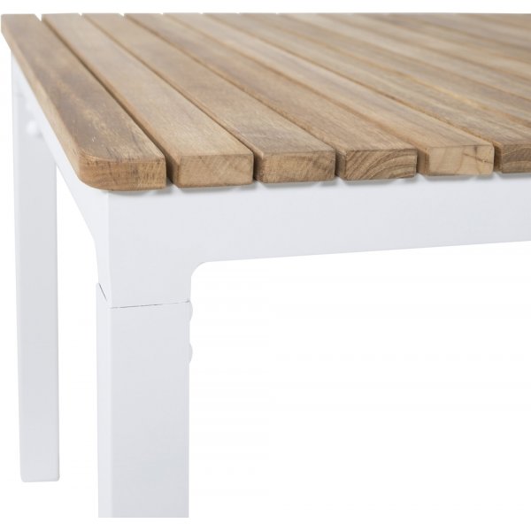 Table basse Brasilia - Naturel/Blanc