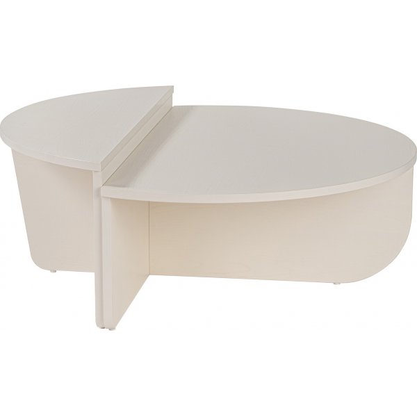 Orion soffbord 90 x 90 cm - Vitmlat tr