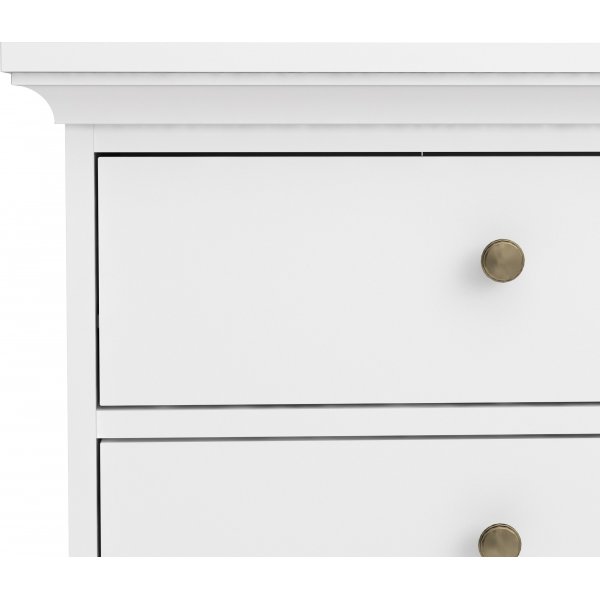 Paris nachtkastje met 2 lades - Wit Paris nachtkastje met 2 lades - Wit