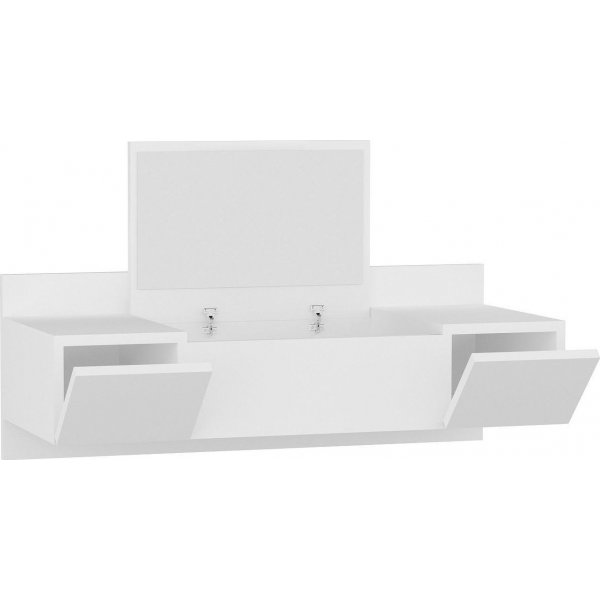 Zakkum sminkbord 100 x 39 cm - Vit