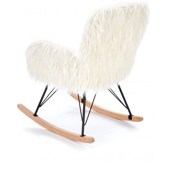 Chaise berante Jamson - Blanc crme