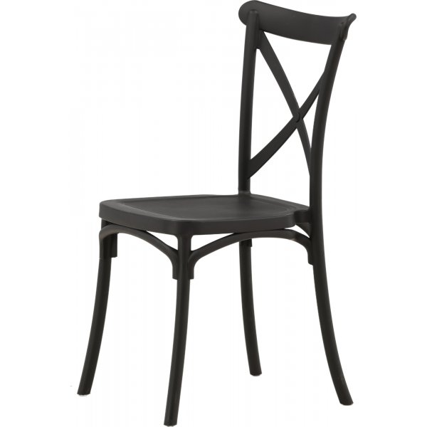 Chaise de salle à manger Crosett - Noir Chaise de salle à manger Crosett - Noir