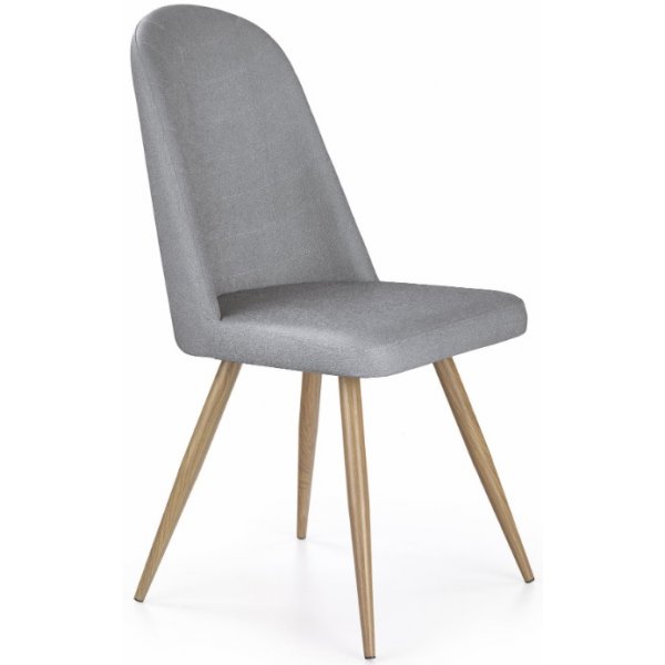 Chaise Rasmus - Gris (PU) / chne