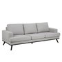 Ventura soffa 3 sits ljusgr / svart