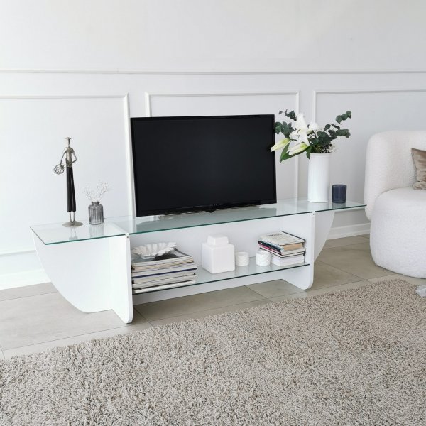 Lily TV-bänk - Vit Lily TV-bänk - Vit