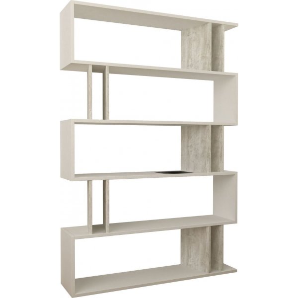 Partiro bokhylla - Vit/beige Partiro bokhylla - Vit/beige