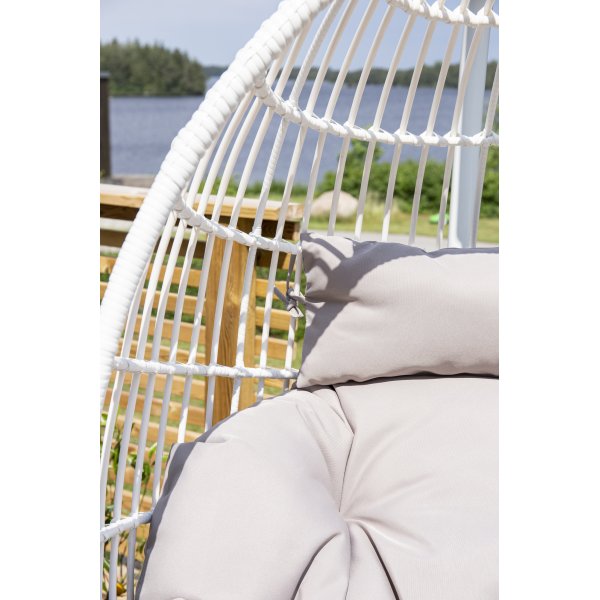 Viga hängstol - Vit/grå Viga hängstol - Vit/grå