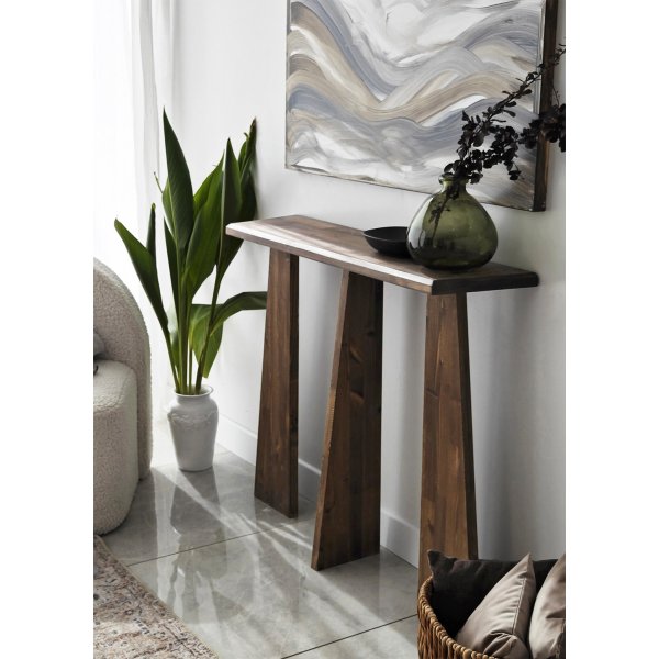 Cleopatra avlastningsbord 100 x 28 cm - Valnt