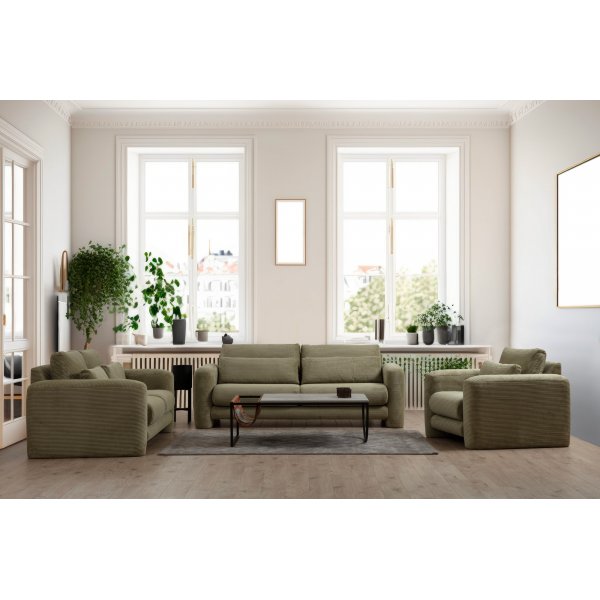 Suzy 3-zitsbank - Groen Suzy 3-zitsbank - Groen