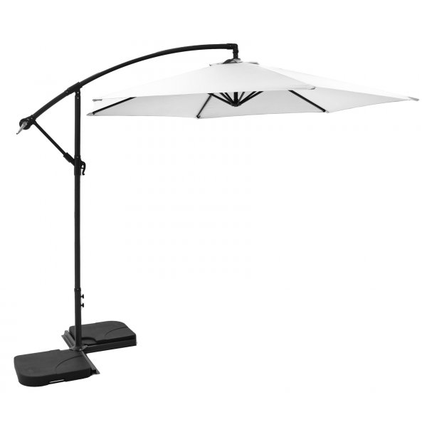 Hängparasoll 350 cm vit - Provence Hängparasoll 350 cm vit - Provence