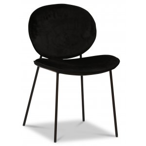 4 st Rondo stol - Svart