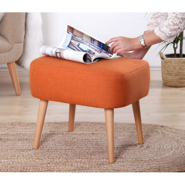 Pouf perroquet - Orange Pouf perroquet - Orange