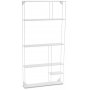 BOBO vit vgghylla i metall 120x60 cm