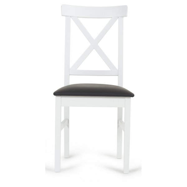 Visings matstol - Vit / Svart ecolder