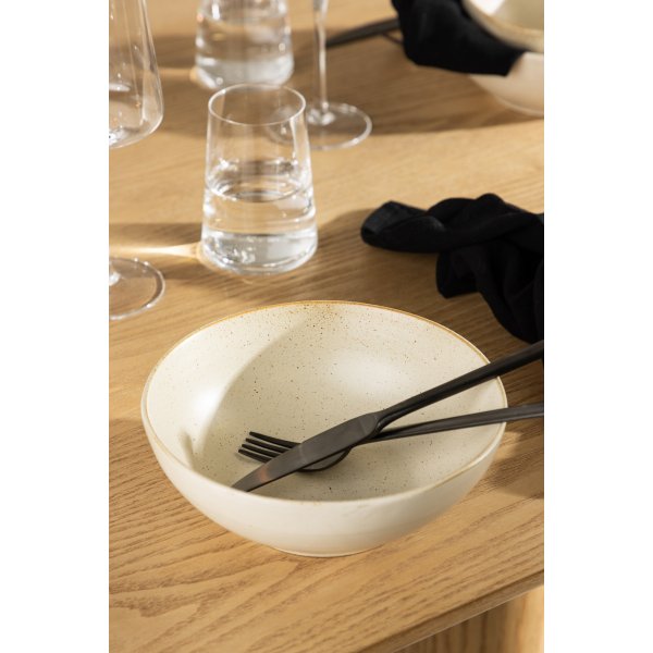 Active skål Ø19 cm - Beige/Svart Active skål Ø19 cm - Beige/Svart