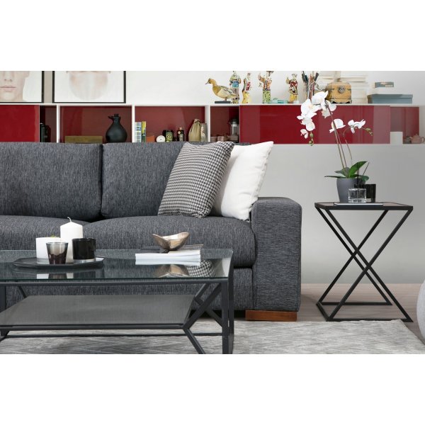 Look hörnsoffa - Antracit Look hörnsoffa - Antracit