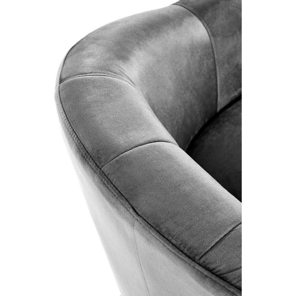 Fauteuil Aric - Gris/noir Fauteuil Aric - Gris/noir