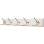 Demandu kroklist 65 cm - Vit/guld