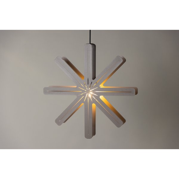 Sfsen adventsstjrna taklampa 60 cm - Svart/Mocca