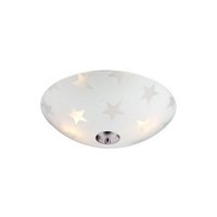 Star Taklampa 35 - Frostat glas/Stål Star Taklampa 35 - Frostat glas/Stål
