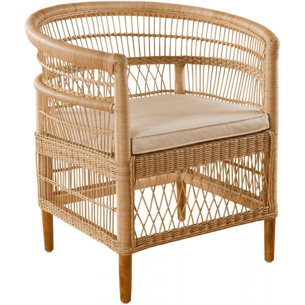 Tranum fauteuil in rotan - Naturel