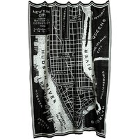 Pläd Manhattan 130X170 cm - Svart / Vit Pläd Manhattan 130X170 cm - Svart / Vit