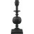 Pied de lampe Flory - Noir - 33 cm